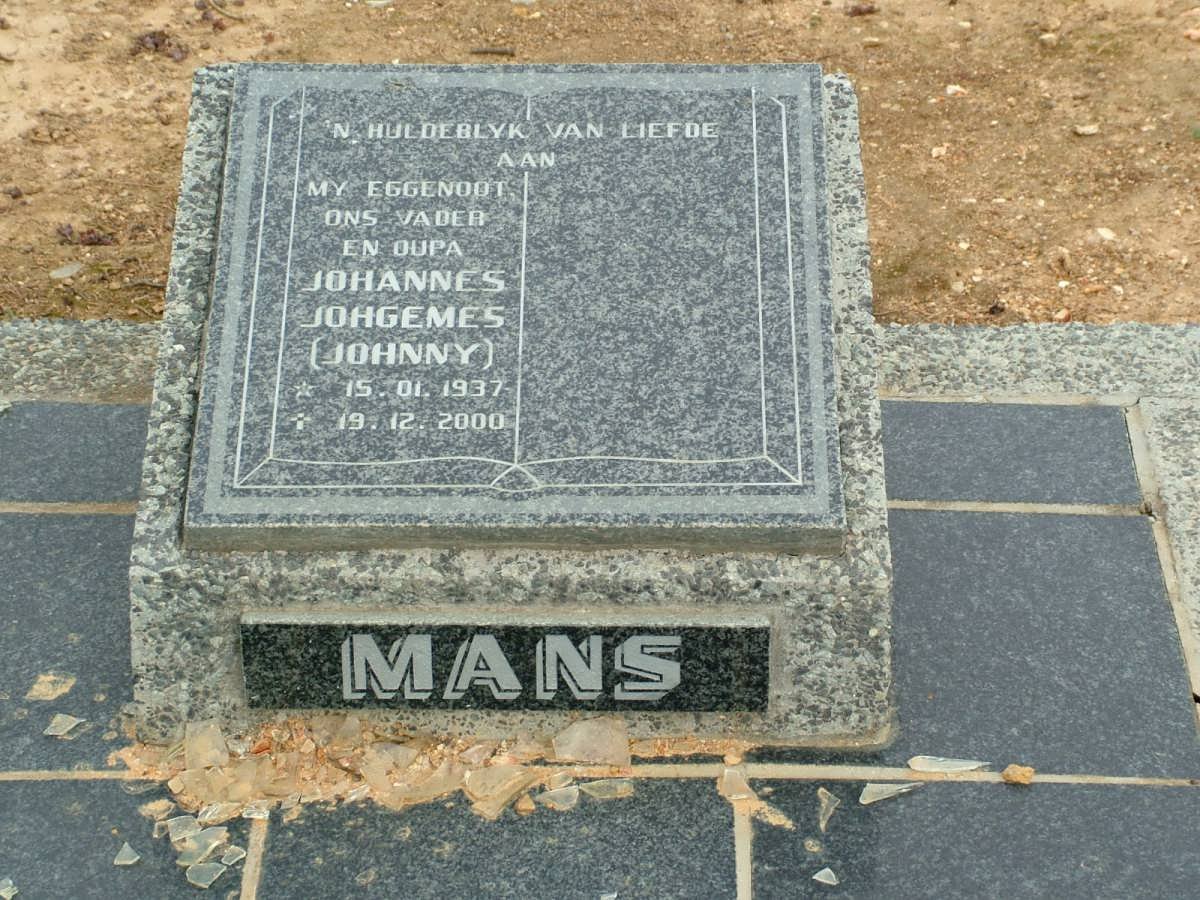 MANS Johannes Johgemes 1937-2000