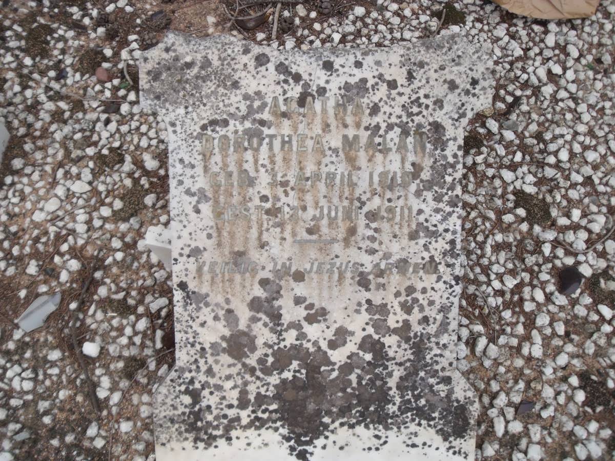MALAN Agatha Dorothea 1910-1911