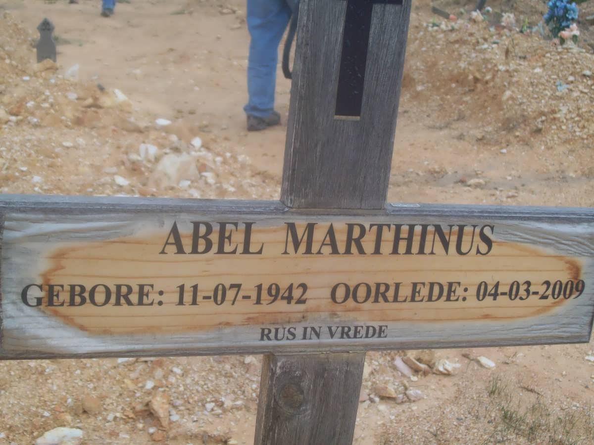 MARTHINUS Abel 1942-2009