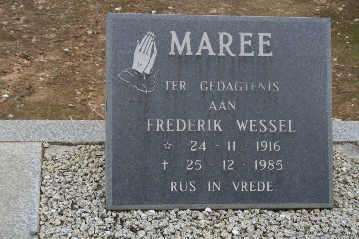 MAREE Frederik Wessel 1916-1985
