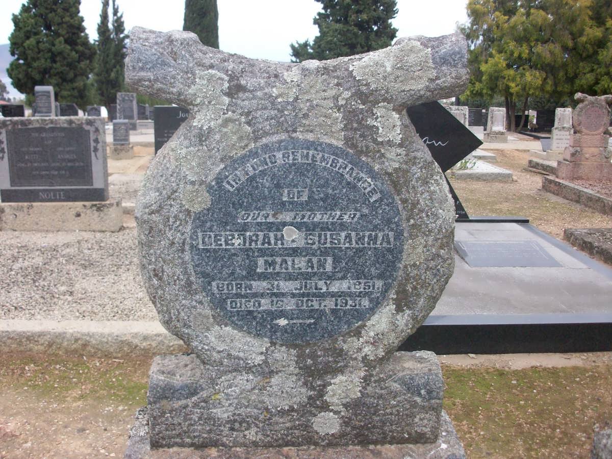 MALAN Deborah Susanna 1851-1931