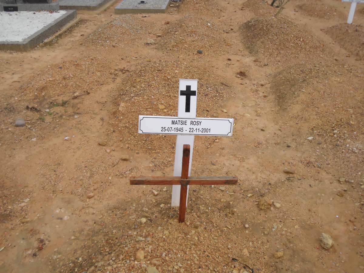 MATSIE Rosy 1945-2001