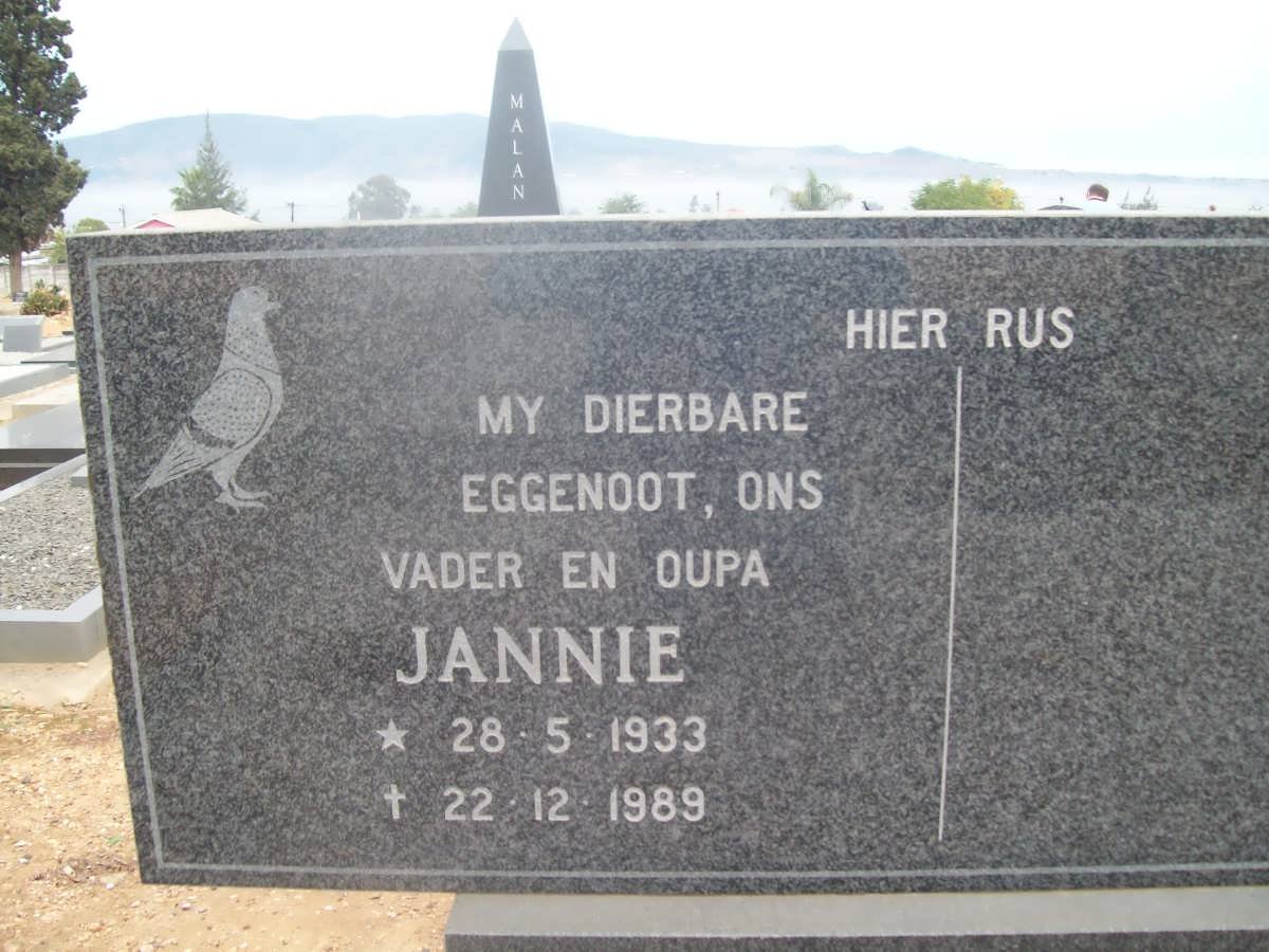 MALHERBE Jannie 1933-1989
