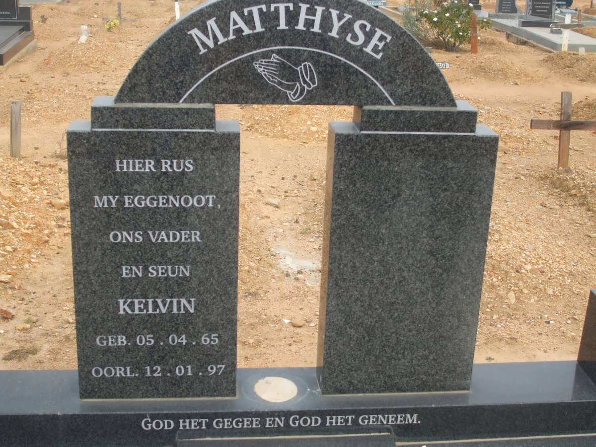 MATTHYSE Kelvin 1965-1997