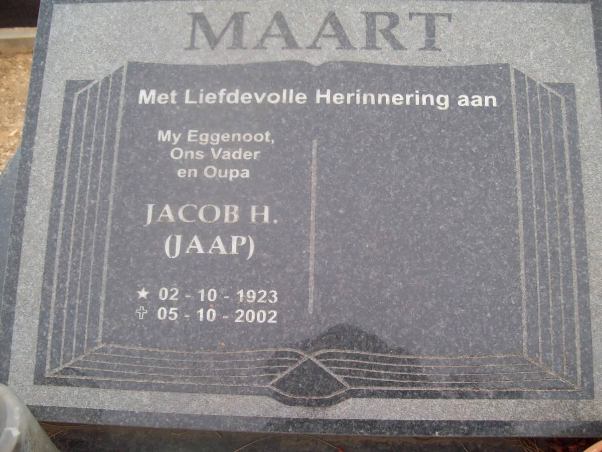 MAART Jacob H. 1923-2002