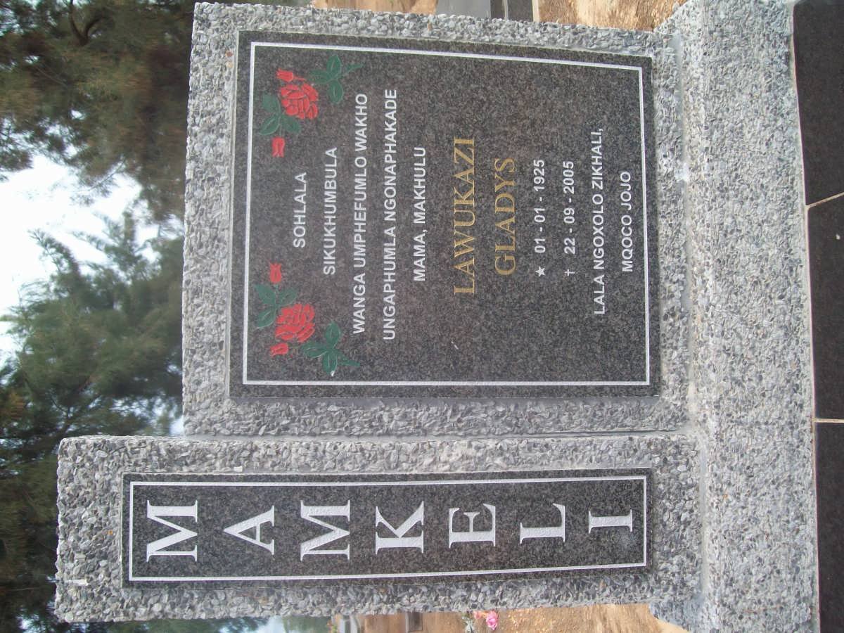 MAMKELI Lawukazi Gladys 1925-2005