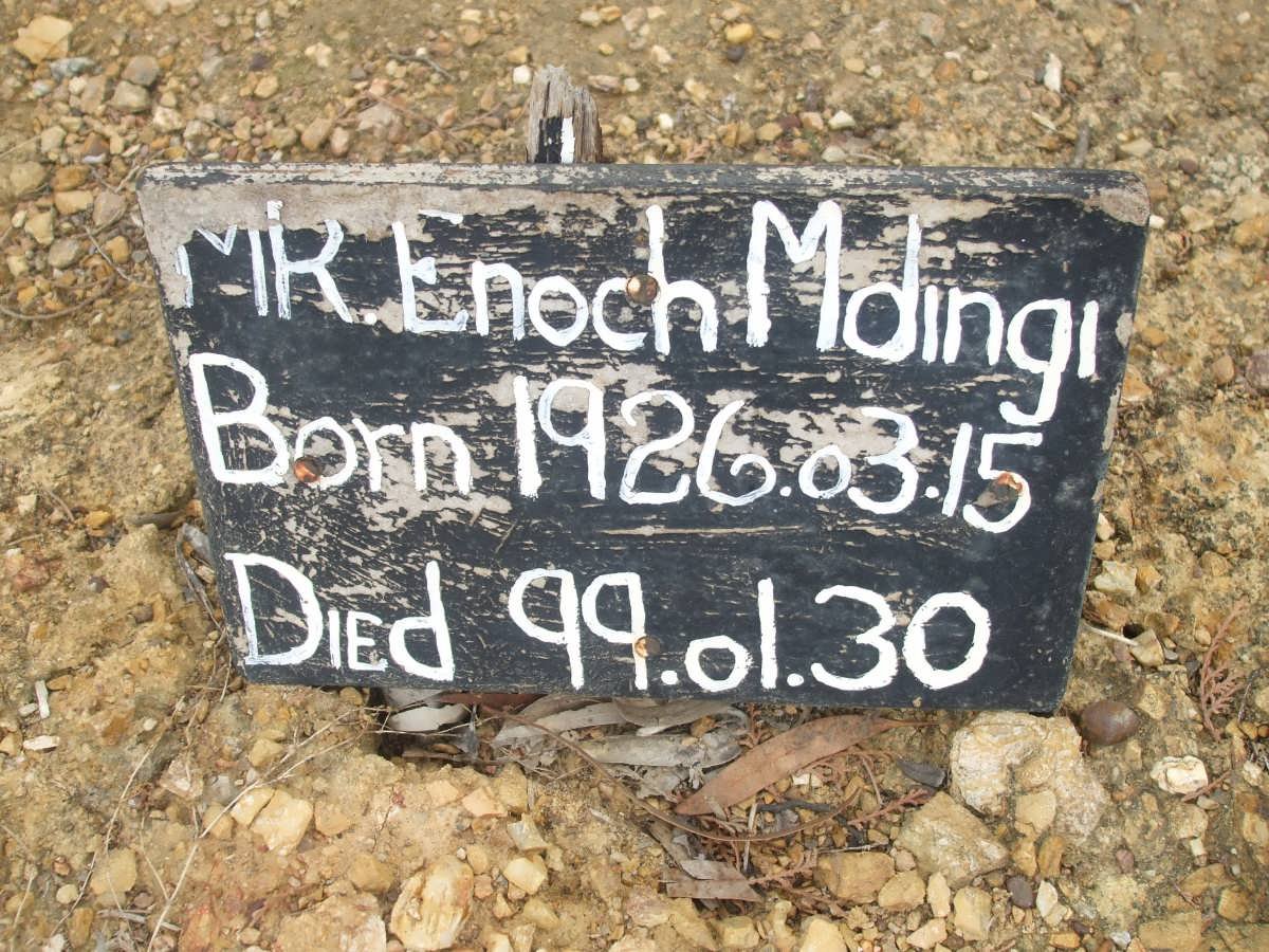 MDINGI Enoch 1926-1999
