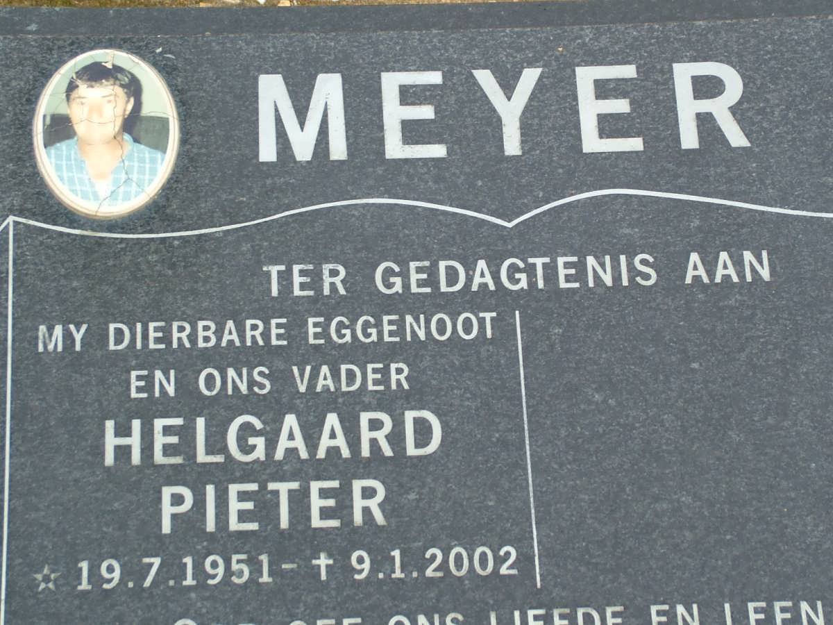 MEYER Helgaard Pieter 1951-2002
