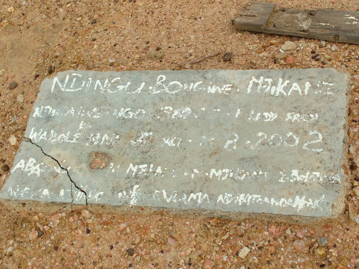 MJIKANE Ndingu Bongiwe -2002