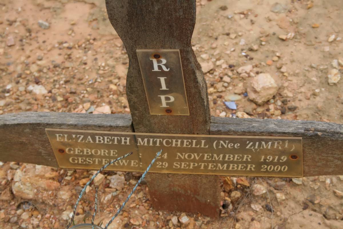 MITCHELL Elizabeth nee ZIMRI 1919-2000