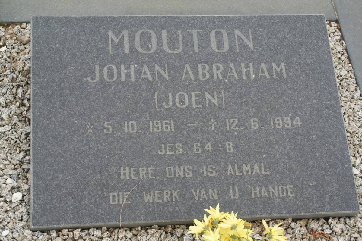 MOUTON Johan Abraham 1961-1994