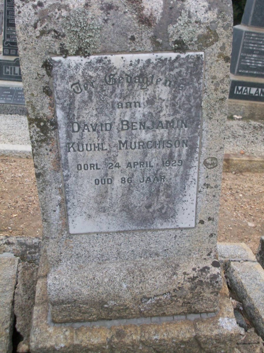 MURCHISON David Benjamin Kuuhl -1929