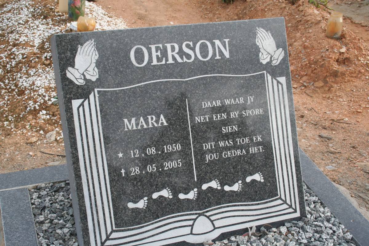 OERSON Mara 1950-2005