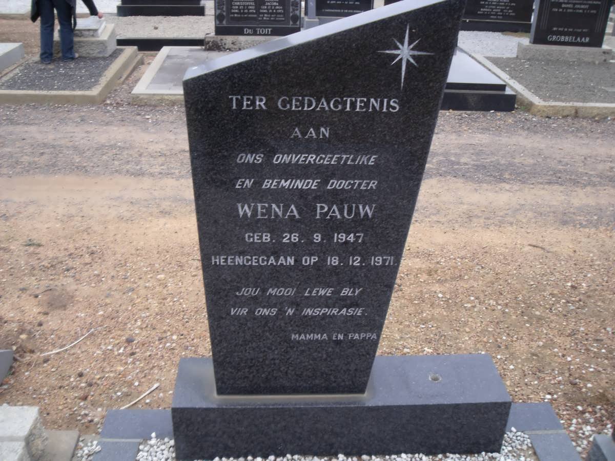PAUW Wena 1947-1971