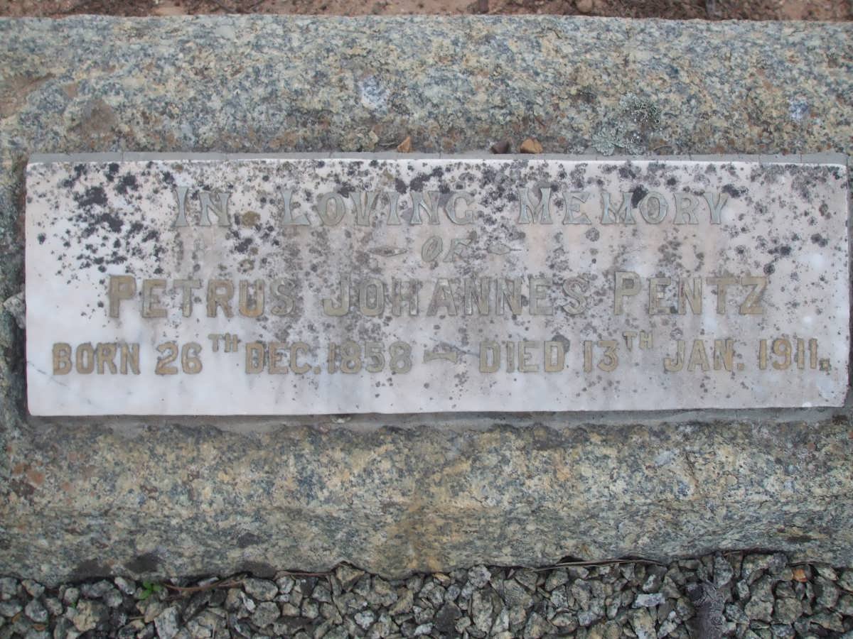 PENTZ Petrus Johannes 1858-1911