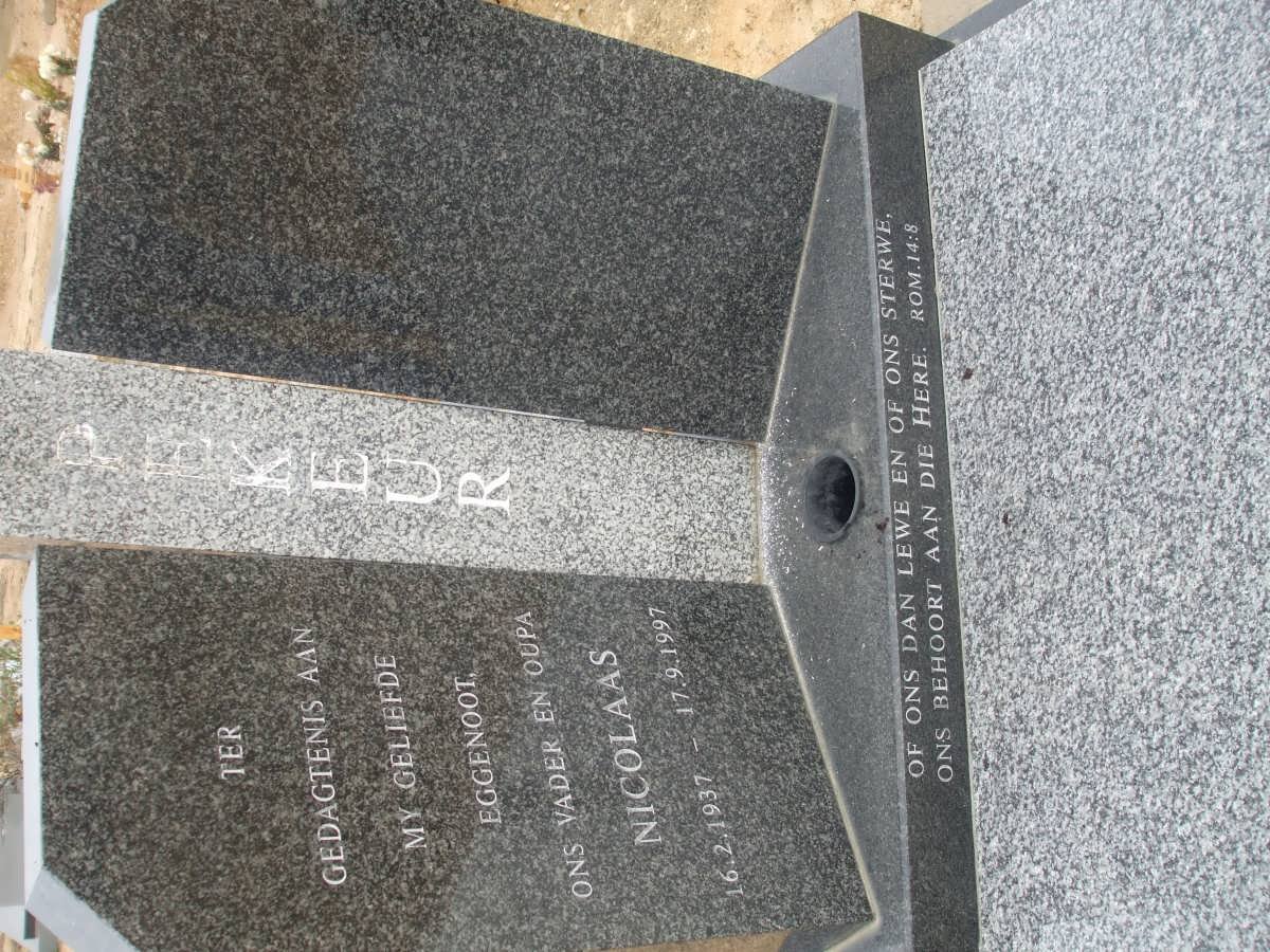 PEKEUR Nicolaas 1937-1997