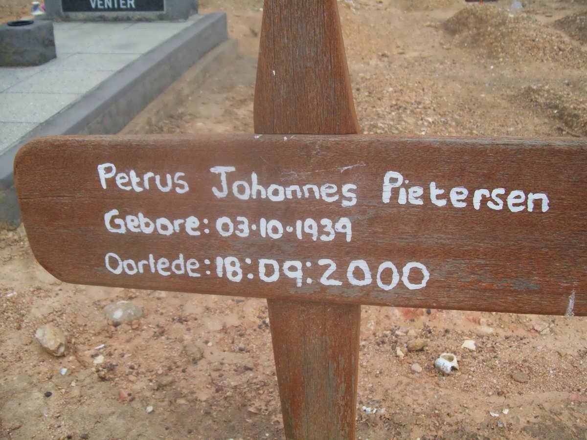 PIETERSEN Petrus Johannes 1939-2000