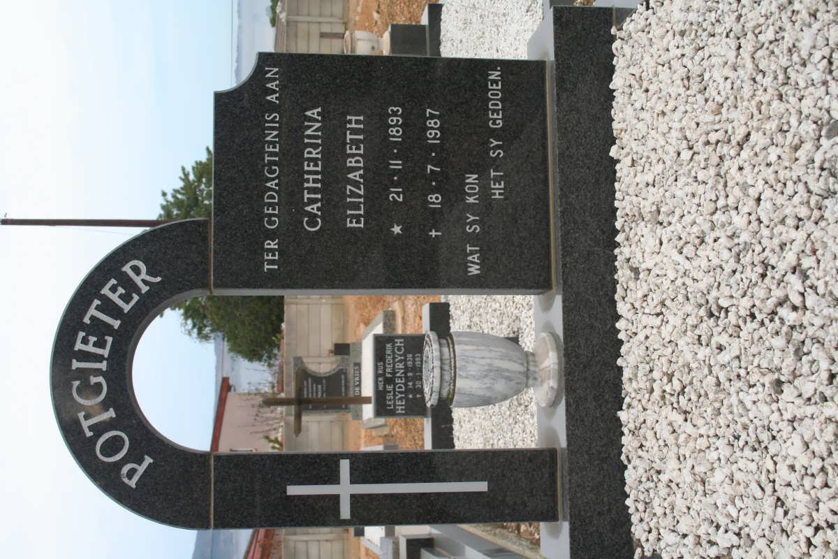 POTGIETER Catherina Elizabeth 1893-1987