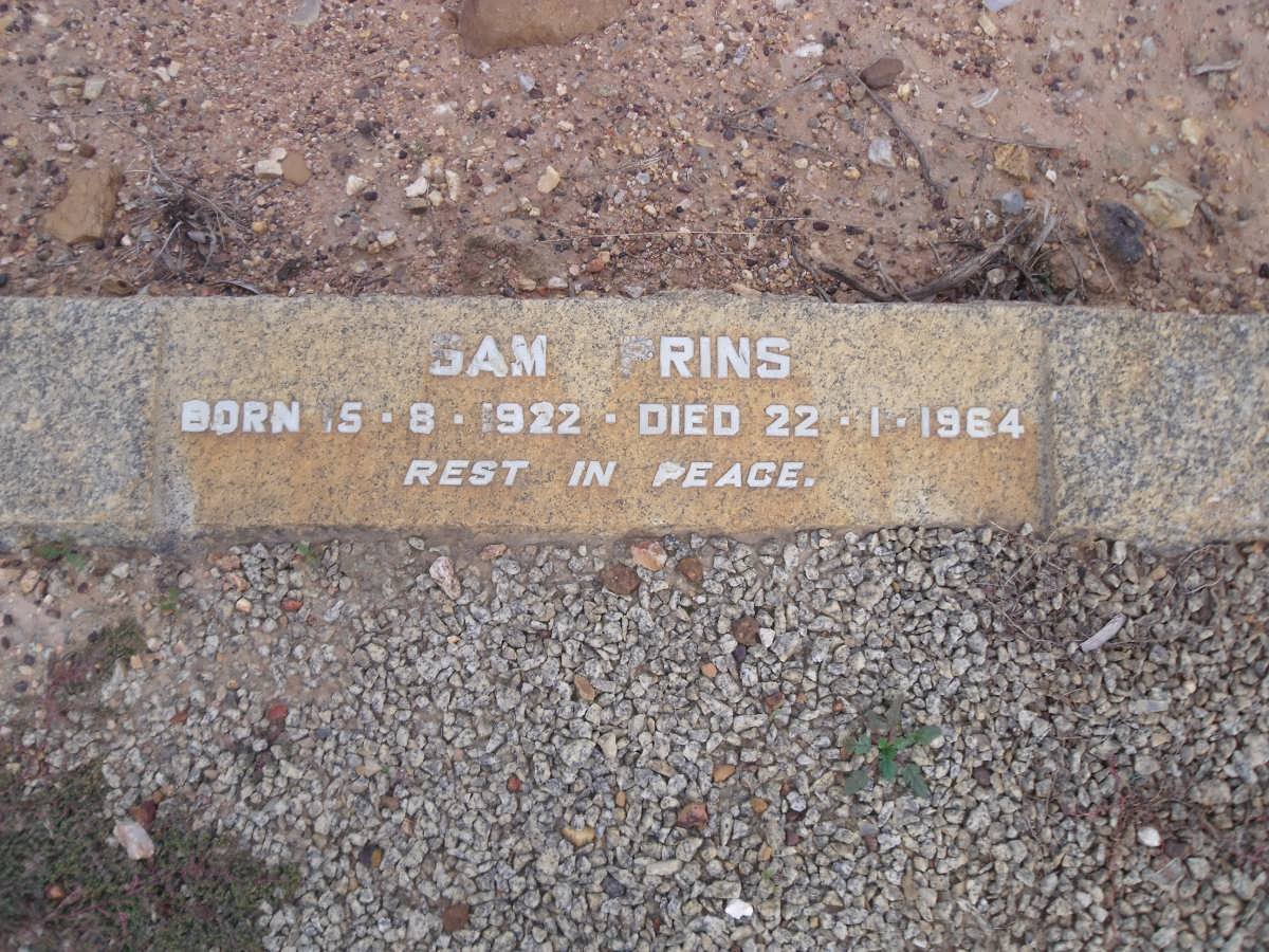 PRINS Sam 1922-1964