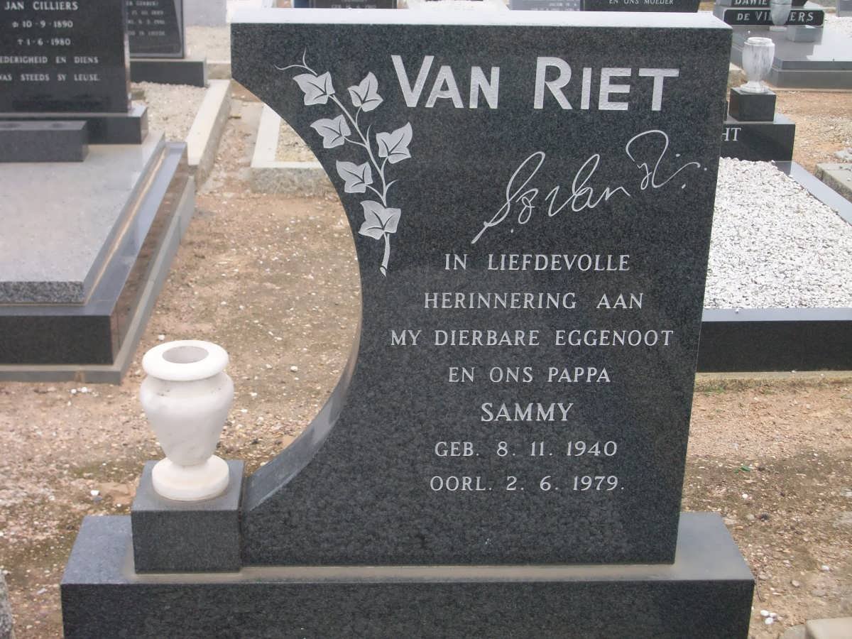 RIET Sammy, van 1940-1979