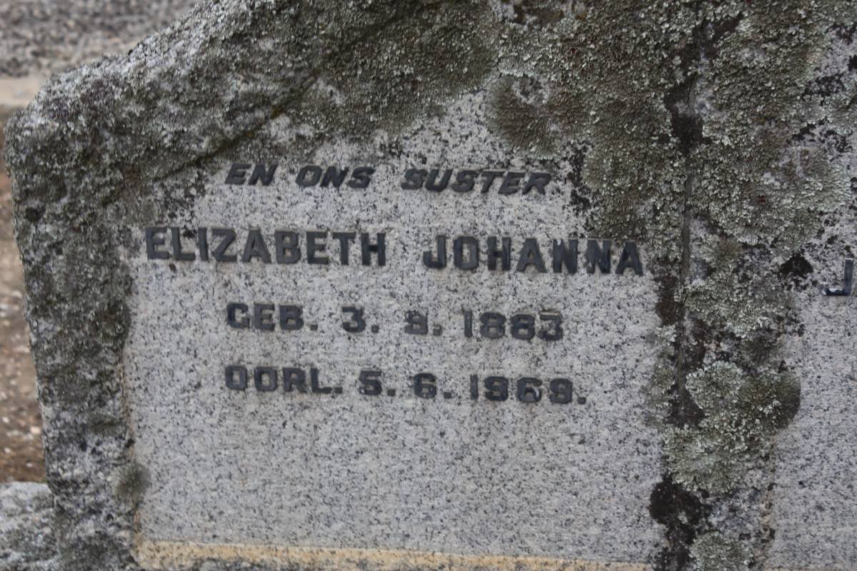 RICHTER Elizabeth Johanna 1883-1969