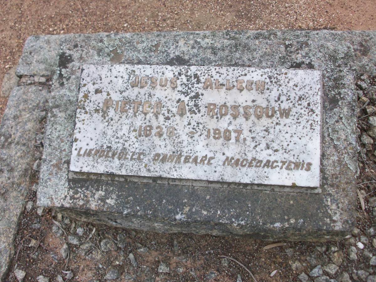 ROSSOUW Pieter A. 1828-1907