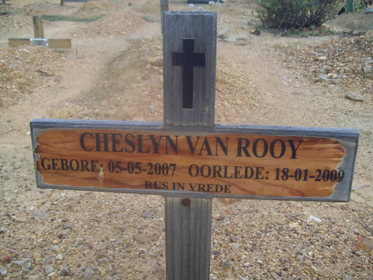 ROOY Cheslyn, van 2007-2009