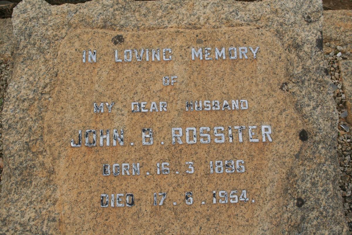 ROSSITER John B. 1896-1954