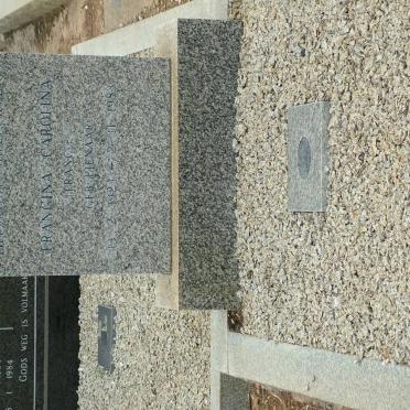 ROUX Peter Owen, le 1920-2000 :: LE ROUX Francina Carolina nee PIENAAR 1923-1983