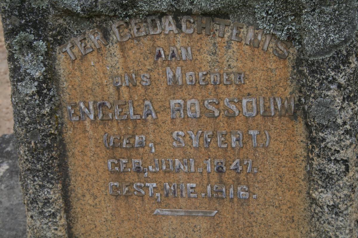 ROSSOUW Engela nee SYFERT 1847-1916