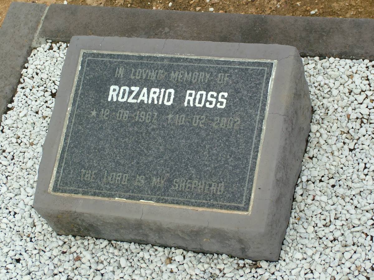 ROSS Rozario 1967-2002