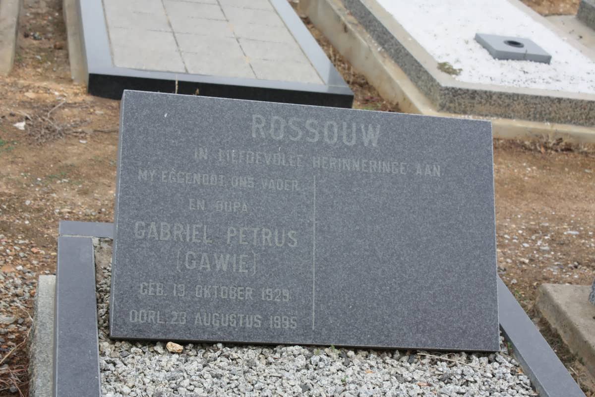 ROSSOUW Gabriel Petrus 1929-1995