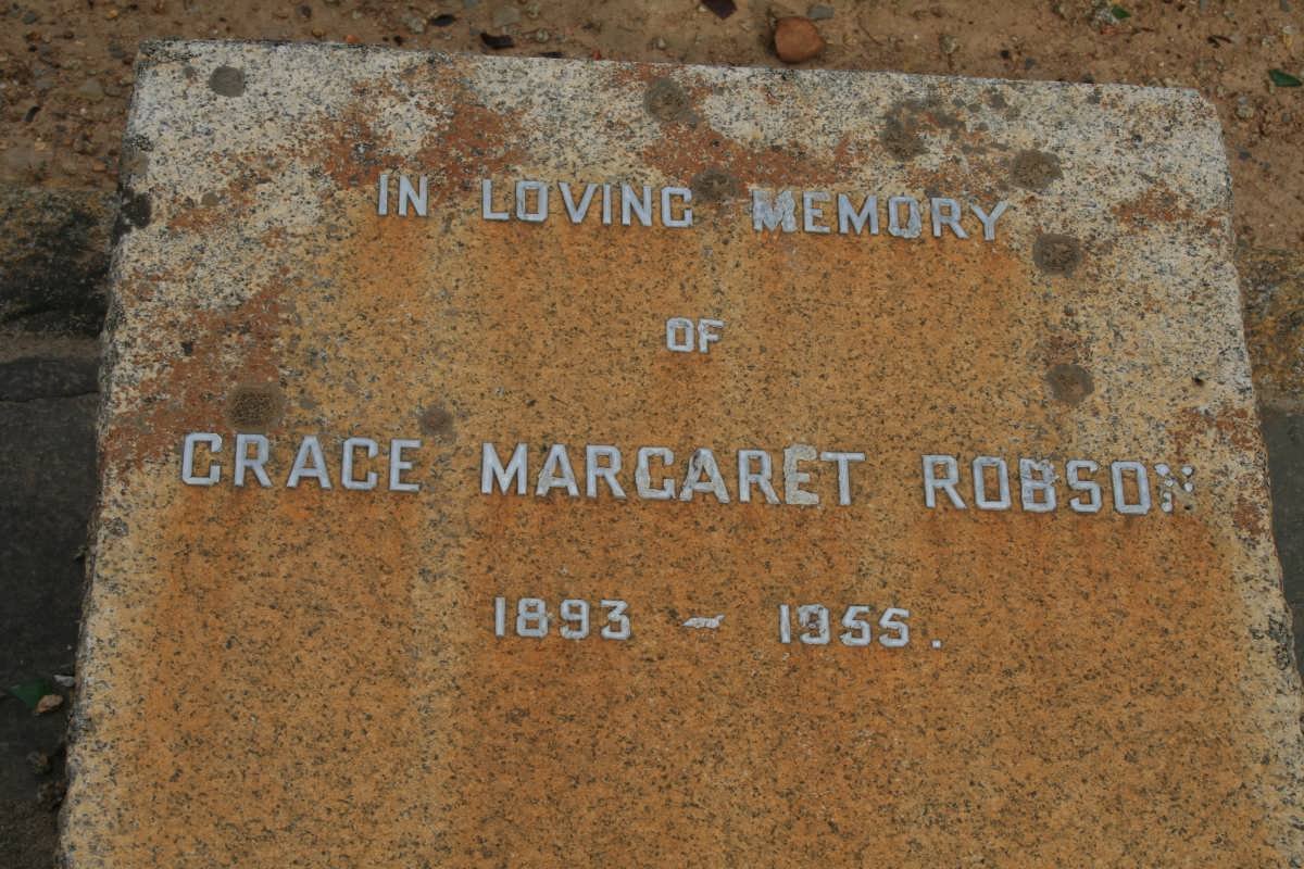ROBSON Grace Margaret 1893-1955