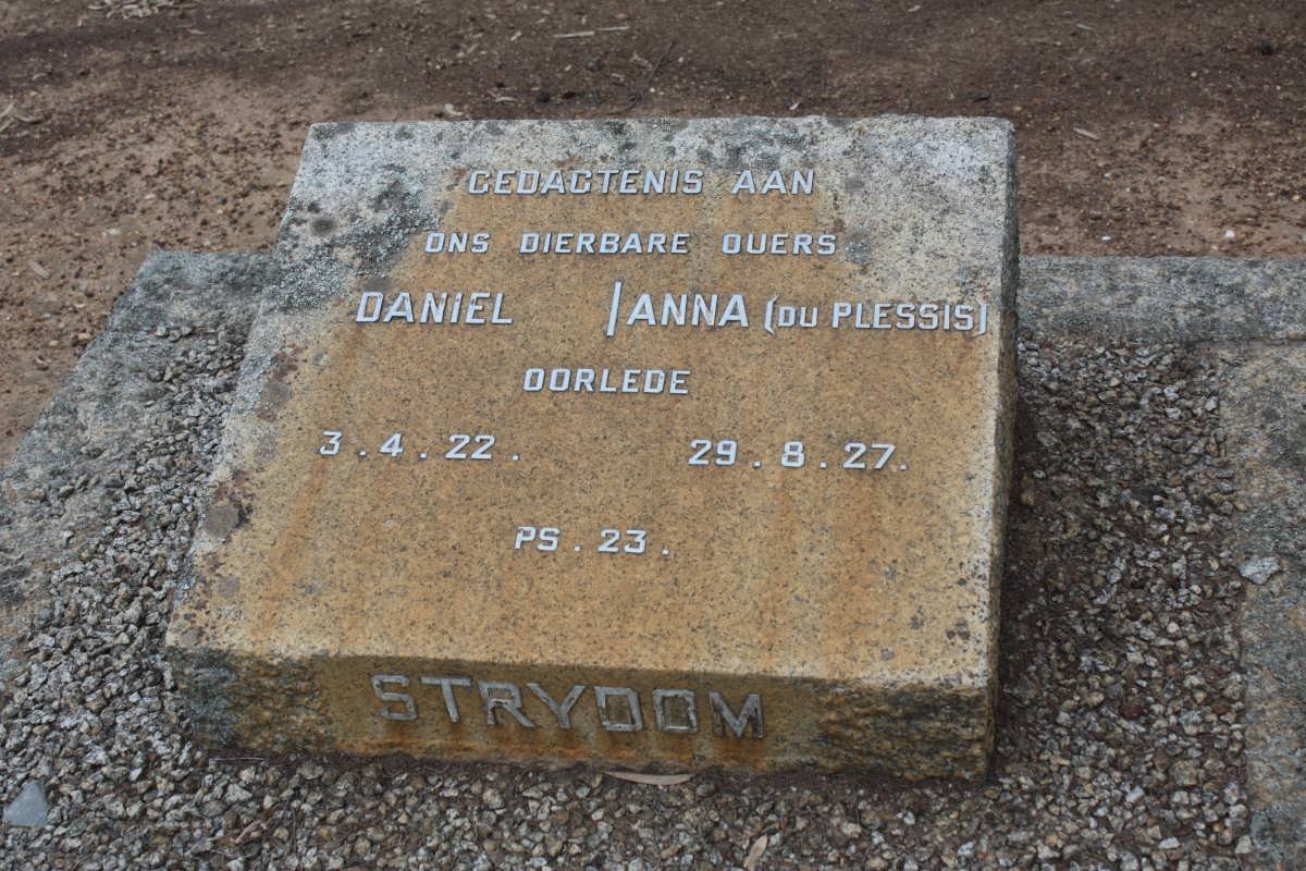 STRYDOM Daniel -1922 &amp; Anna DU PLESSIS -1927