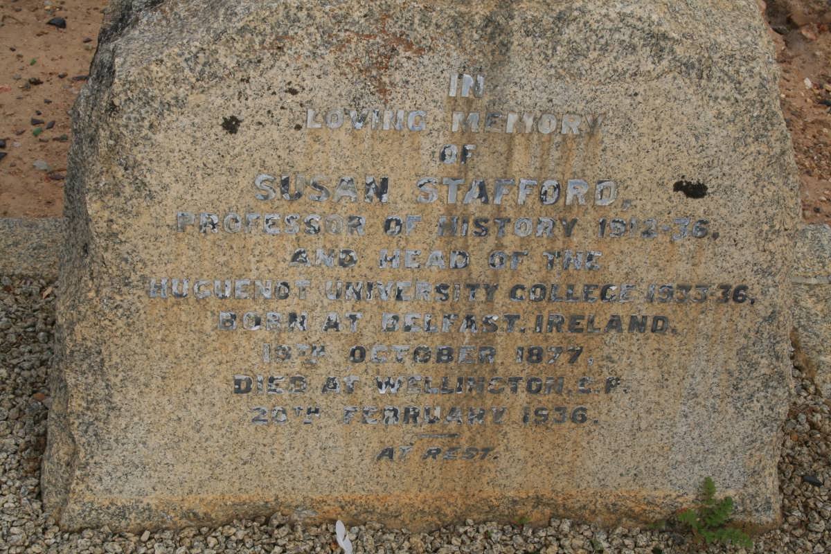 STAFFORD Sarah 1877-1936