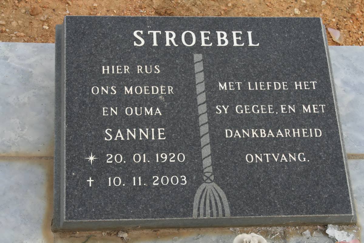 STROEBEL Sannie 1920-2003