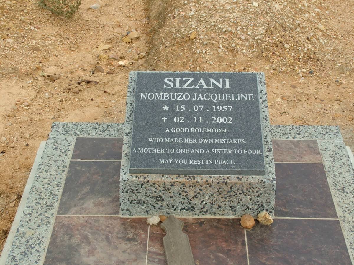 SIZANI Nombuzo Jacqueline 1957-2002