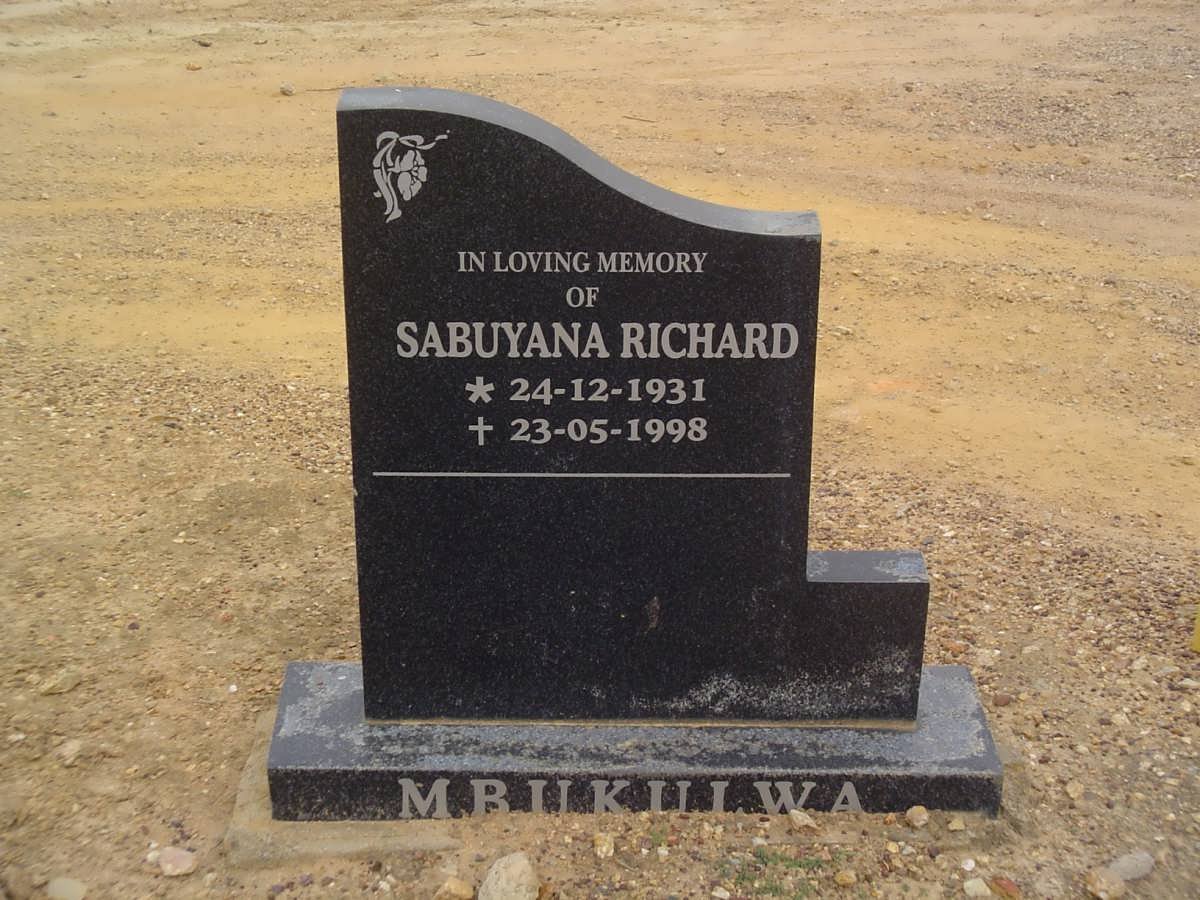 SABUYANA Richard 1931-1998