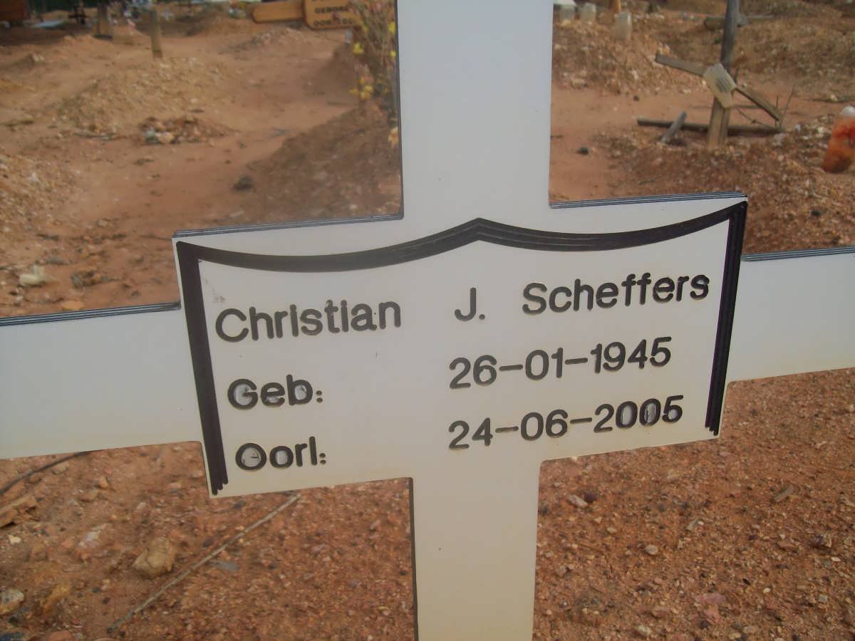 SCHEFFERS Christian J. 1945-2005