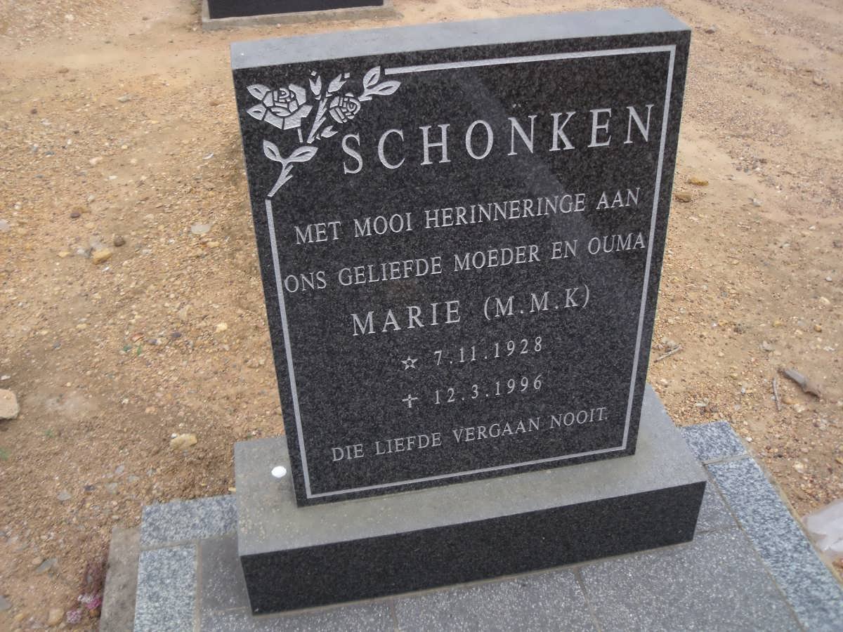 SCHONKEN M.M.K. 1928-1996