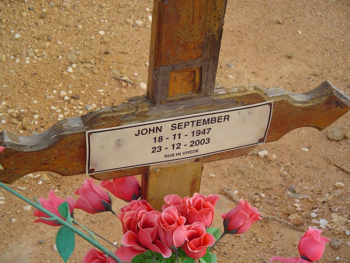 SEPTEMBER John 1947-2003