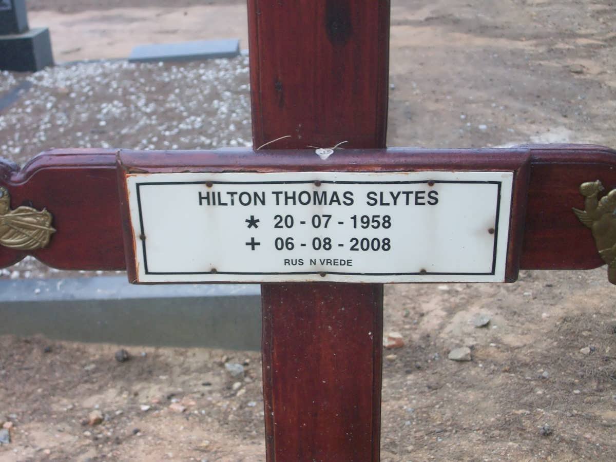 SLYTES Hilton Thomas Slytes 1958-2008