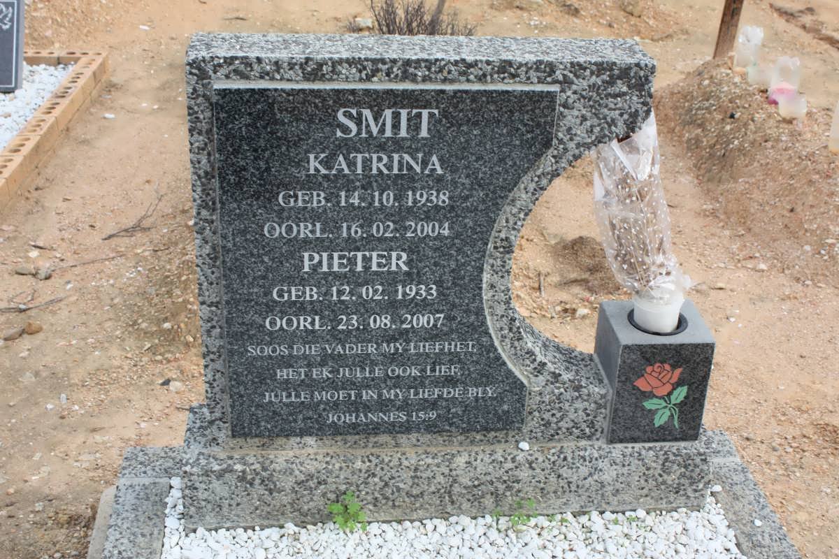 SMIT Pieter 1933-2007 &amp; Katrina 1938-2004