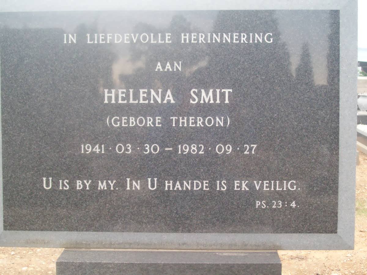 SMIT Helena nee THERON 1941-1982