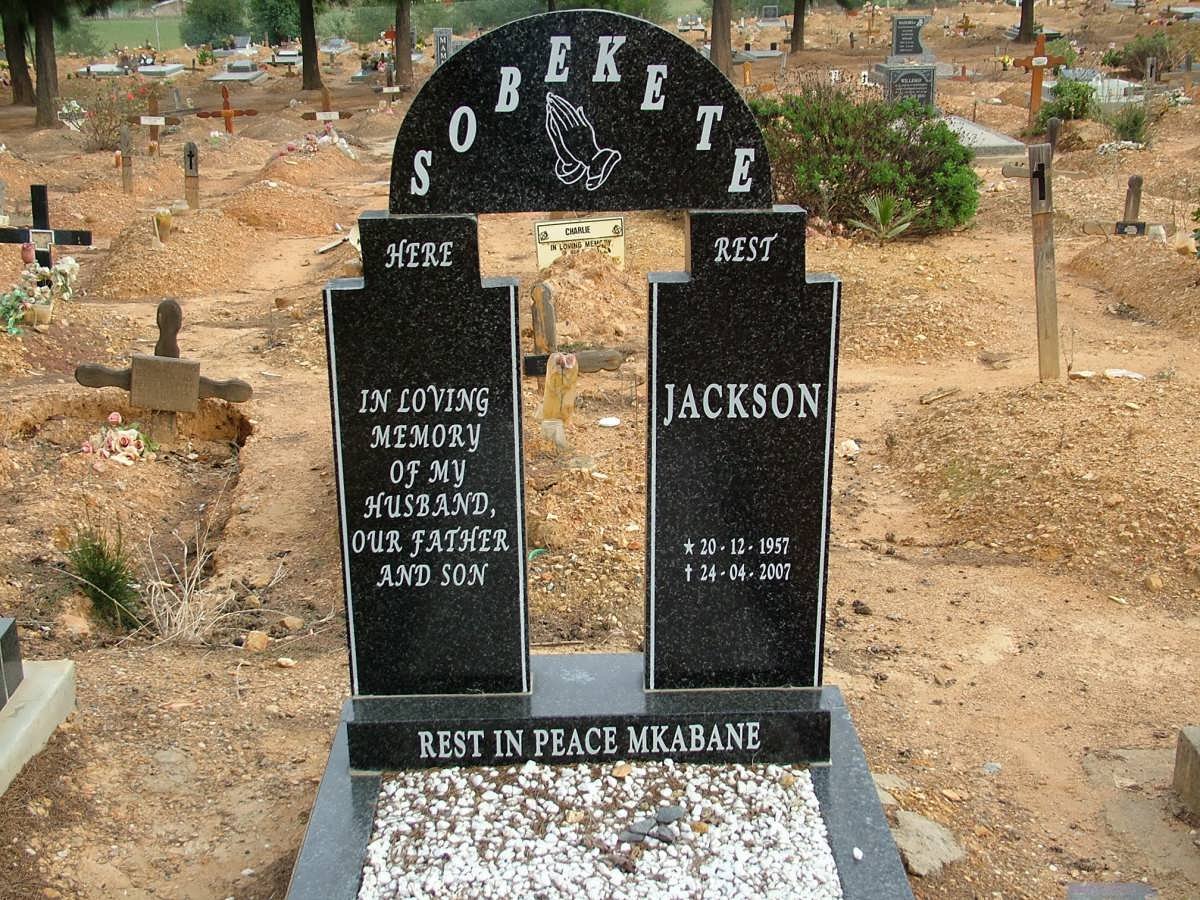 SOBEKETE Jackson 1957-2007