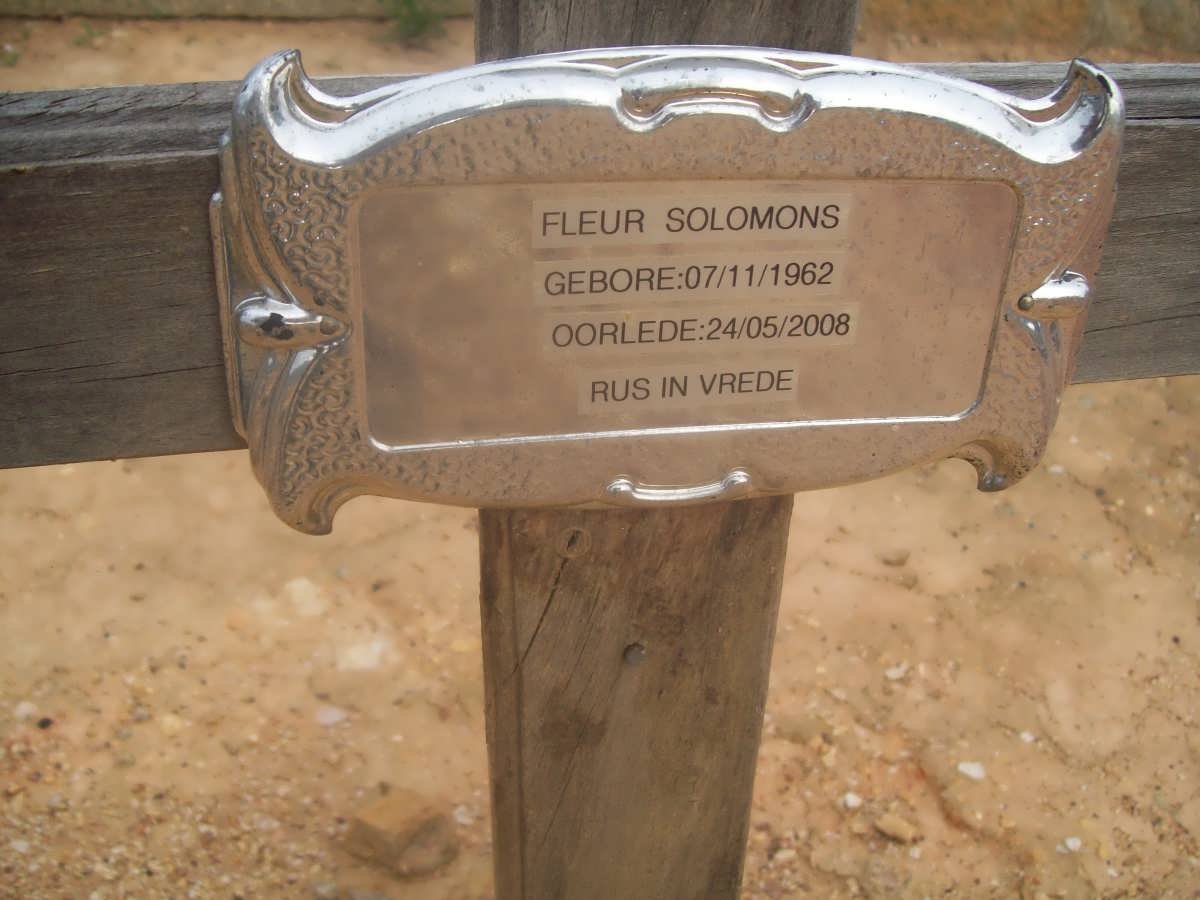 SOLOMONS Fleur 1962-2008