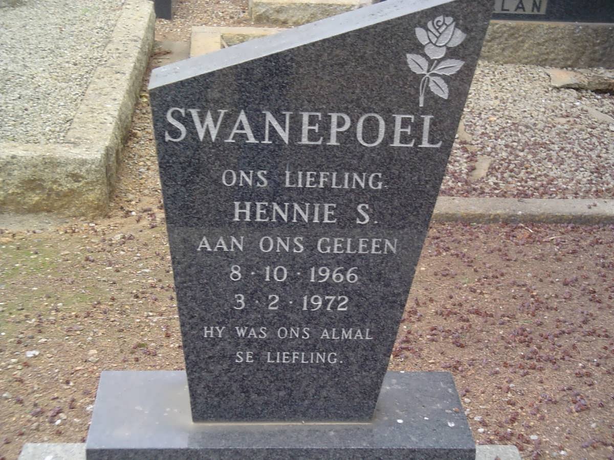 SWANEPOEL Hennie S. 1966-1972