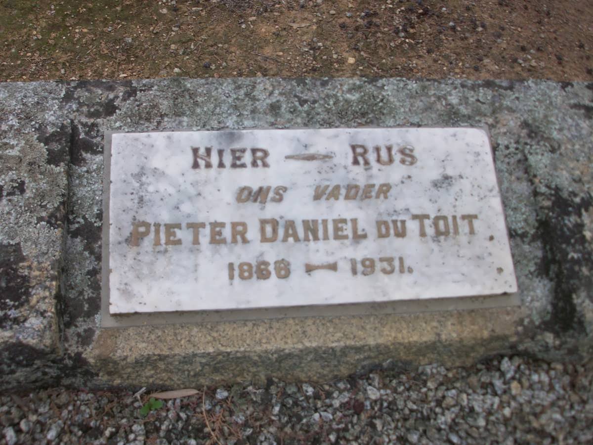 TOIT Pieter Daniel, du 1868-1931