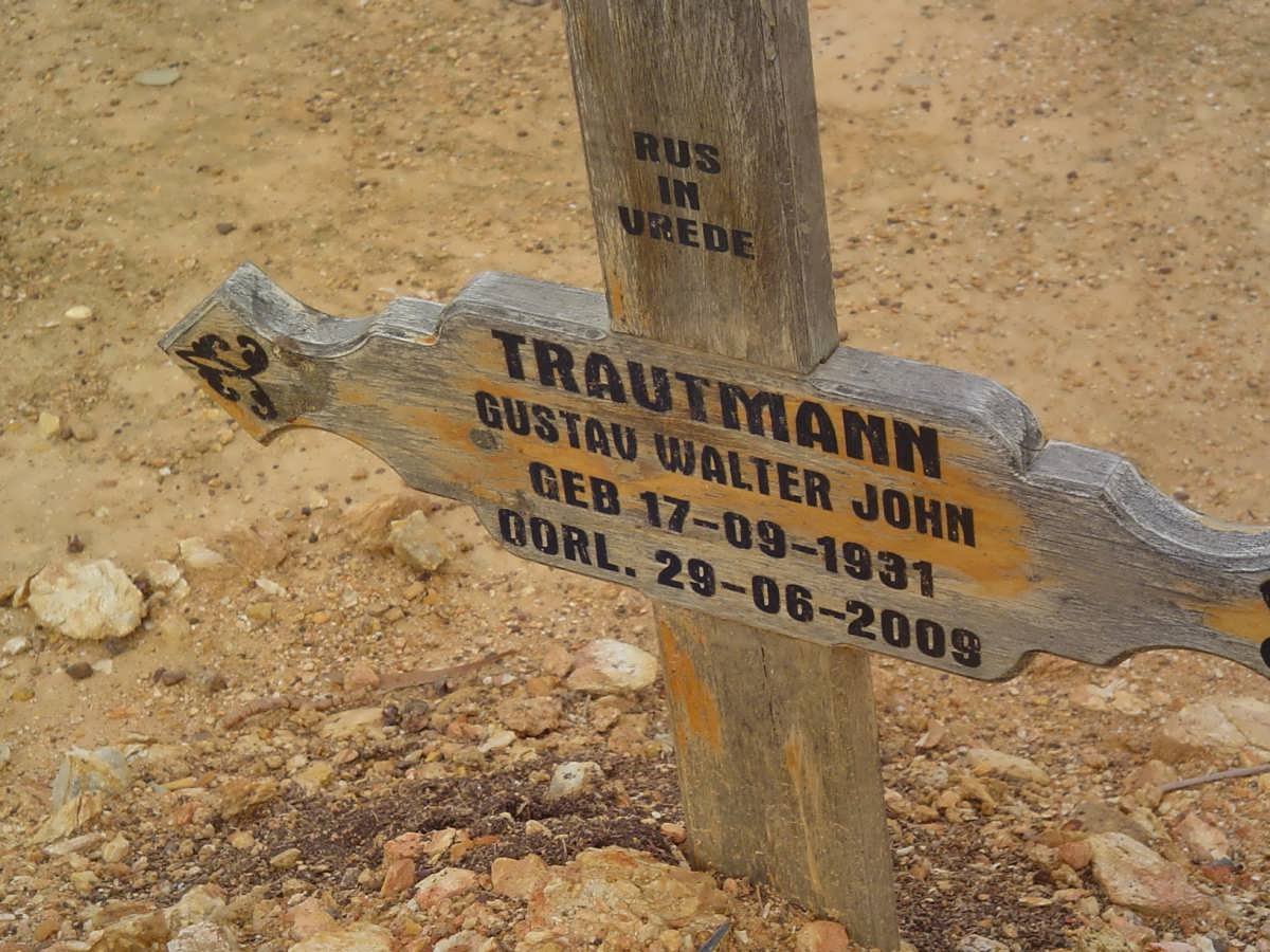 TRAUTMANN Gustav Walter John 1931-2009