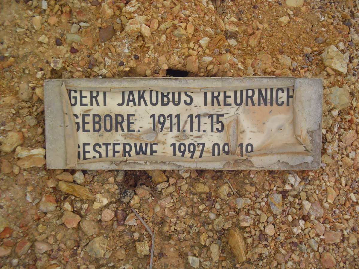 TREURNICHT Gert Jakobus 1911-1997